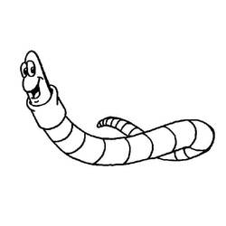 Dibujo para colorear: Lombriz (Animales) #214601 - Dibujos para Colorear e Imprimir Gratis