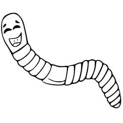 Dibujo para colorear: Lombriz (Animales) #214604 - Dibujos para Colorear e Imprimir Gratis