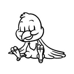 Dibujo para colorear: Loro (Animales) #16193 - Dibujos para Colorear e Imprimir Gratis