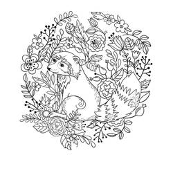Dibujo para colorear: Mapache (Animales) #208497 - Dibujos para Colorear e Imprimir Gratis
