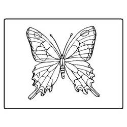 Dibujo para colorear: Mariposa (Animales) #15678 - Dibujos para Colorear e Imprimir Gratis