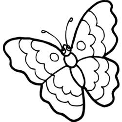 Dibujo para colorear: Mariposa (Animales) #15681 - Dibujos para Colorear e Imprimir Gratis