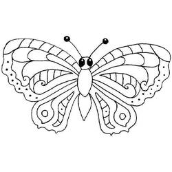 Dibujo para colorear: Mariposa (Animales) #15698 - Dibujos para Colorear e Imprimir Gratis