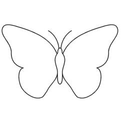 Dibujo para colorear: Mariposa (Animales) #15701 - Dibujos para Colorear e Imprimir Gratis