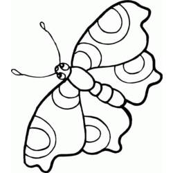 Dibujo para colorear: Mariposa (Animales) #15708 - Dibujos para Colorear e Imprimir Gratis