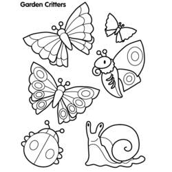 Dibujo para colorear: Mariposa (Animales) #15714 - Dibujos para Colorear e Imprimir Gratis