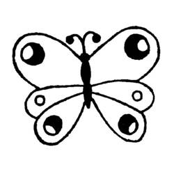 Dibujo para colorear: Mariposa (Animales) #15721 - Dibujos para Colorear e Imprimir Gratis