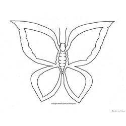 Dibujo para colorear: Mariposa (Animales) #15756 - Dibujos para Colorear e Imprimir Gratis