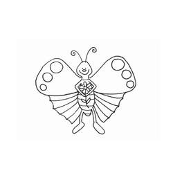Dibujo para colorear: Mariposa (Animales) #15762 - Dibujos para Colorear e Imprimir Gratis