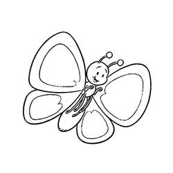 Dibujo para colorear: Mariposa (Animales) #15782 - Dibujos para Colorear e Imprimir Gratis