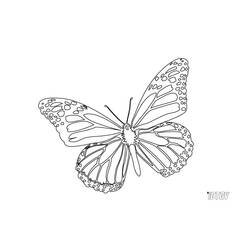 Dibujo para colorear: Mariposa (Animales) #15794 - Dibujos para Colorear e Imprimir Gratis