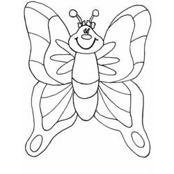 Dibujo para colorear: Mariposa (Animales) #15819 - Dibujos para Colorear e Imprimir Gratis