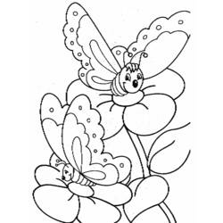 Dibujo para colorear: Mariposa (Animales) #15833 - Dibujos para Colorear e Imprimir Gratis