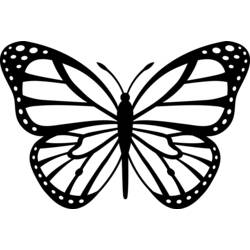 Dibujo para colorear: Mariposa (Animales) #15834 - Dibujos para Colorear e Imprimir Gratis