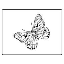 Dibujo para colorear: Mariposa (Animales) #15838 - Dibujos para Colorear e Imprimir Gratis