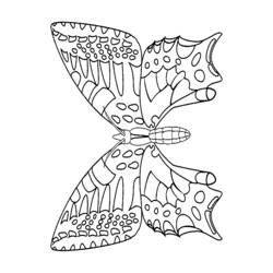 Dibujo para colorear: Mariposa (Animales) #15844 - Dibujos para Colorear e Imprimir Gratis