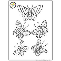 Dibujo para colorear: Mariposa (Animales) #15845 - Dibujos para Colorear e Imprimir Gratis