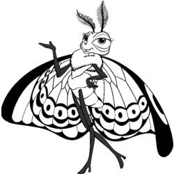 Dibujo para colorear: Mariposa (Animales) #15853 - Dibujos para Colorear e Imprimir Gratis