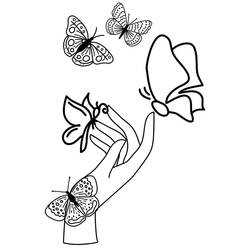 Dibujo Mariposa (Animales) #215729 para imprimir y colorear