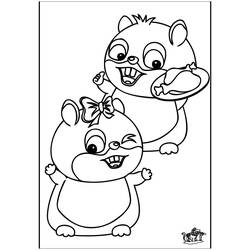 Dibujo para colorear: Marmota (Animales) #11039 - Dibujos para Colorear e Imprimir Gratis