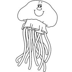 Dibujo para colorear: Medusa (Animales) #208778 - Dibujos para Colorear e Imprimir Gratis