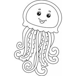 Dibujo para colorear: Medusa (Animales) #208783 - Dibujos para Colorear e Imprimir Gratis