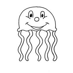 Dibujo para colorear: Medusa (Animales) #208784 - Dibujos para Colorear e Imprimir Gratis