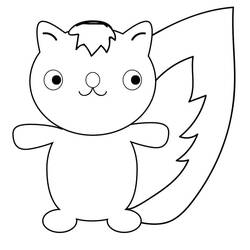 Dibujo Mofeta (Animales) #205290 para imprimir y colorear