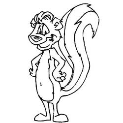 Dibujo Mofeta (Animales) #205294 para imprimir y colorear
