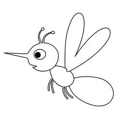 Dibujo Mosquito (Animales) #207175 para imprimir y colorear