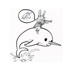 Dibujo Narval (Animales) #186648 para imprimir y colorear