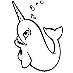 Dibujo Narval (Animales) #186652 para imprimir y colorear