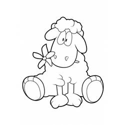 Dibujo para colorear: Oveja (Animales) #11520 - Dibujos para Colorear e Imprimir Gratis
