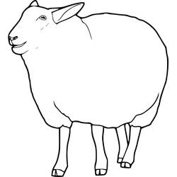 Dibujo Oveja (Animales) #198617 para imprimir y colorear