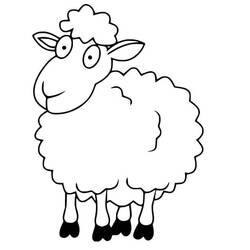 Dibujo Oveja (Animales) #198621 para imprimir y colorear