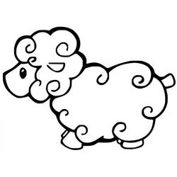 Dibujo Oveja (Animales) #198653 para imprimir y colorear