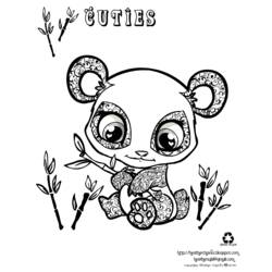 Dibujos para colorear: Panda - Dibujos para colorear