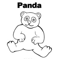 Dibujo para colorear: Panda (Animales) #12478 - Dibujos para Colorear e Imprimir Gratis