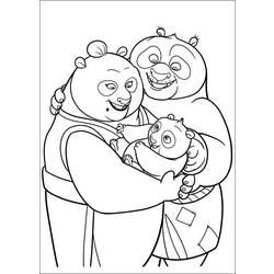 Dibujo para colorear: Panda (Animales) #12519 - Dibujos para Colorear e Imprimir Gratis