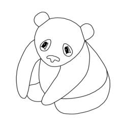Dibujo para colorear: Panda (Animales) #12537 - Dibujos para Colorear e Imprimir Gratis