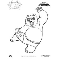 Dibujo para colorear: Panda (Animales) #12578 - Dibujos para Colorear e Imprimir Gratis
