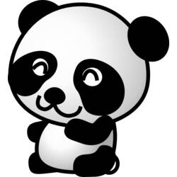 Dibujo para colorear: Panda (Animales) #12585 - Dibujos para Colorear e Imprimir Gratis