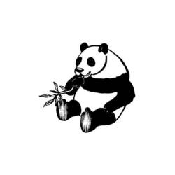 Dibujo para colorear: Panda (Animales) #12586 - Dibujos para Colorear e Imprimir Gratis
