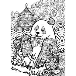 Dibujo Panda (Animales) #175217 para imprimir y colorear