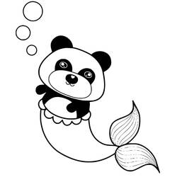 Dibujo Panda (Animales) #216918 para imprimir y colorear