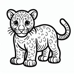 Dibujo para colorear: Pantera (Animales) #214430 - Dibujos para Colorear e Imprimir Gratis