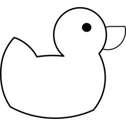 Dibujo para colorear: Pato (Animales) #1470 - Dibujos para Colorear e Imprimir Gratis