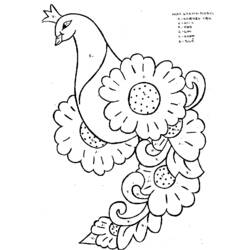 Dibujo para colorear: Pavo (Animales) #5403 - Dibujos para Colorear e Imprimir Gratis