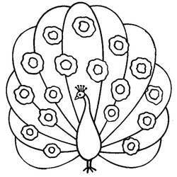 Dibujo Pavo Real (Animales) #197603 para imprimir y colorear