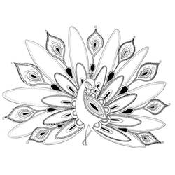 Dibujo Pavo Real (Animales) #197616 para imprimir y colorear